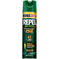 Insect Repellent, Repel Sportsmen Max Aerosol Bonus, 40% Deet, 8.125 oz - Quanity 12