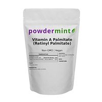 Vitamin A Palmitate Powder (Retinyl Palmitate) 15000 IU by powdermint, Non-GMO, Vegan, Wrinkle Reduction, Skin Health (25 Grams)