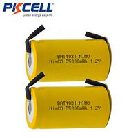 NiCd D Size 5000mAh Rechargeable Ni-Cd Battery 1.2V with Tabs