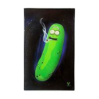 Glass Rolling Tray by V Syndicate (Pickle, Medium)