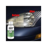 Car Headlight Multi Functional Refurbisher Agent with Cleaning Cloth Sandpaper,HGKJ-8 Clean Detergent for Car Care Plating Crystal Refurbishing Coating Polishing Repair Protection (Green, 20ml)