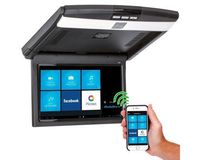 Accele AXFD102HDWF 10.2 Inch Over Head Flip Down LCD Monitor with Built-In Wifi and HDMI