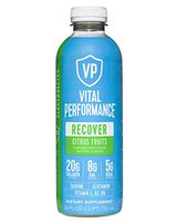 Vital Performance Recover Drink 12 Pack - 24oz - Citrus Fruits - 8g EAA, 5g BCAA, 20g Collagen per Bottle