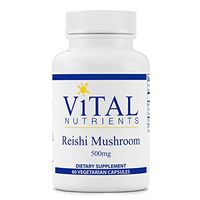 Vital Nutrients - Reishi Mushroom Extract 500 mg - Supports Healthy Immune Function - 60 Capsules per Bottle