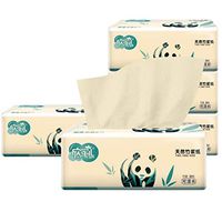 Hopeg Paper Towel 6PCS, 3 Layers Paper Print Toilet Paper Table Kitchen Paper Portable Fold Pumping Paper, Disposable Napkin, Soft Clean Paper Towels, Hand Towels (B)