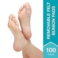 Steins 3/16" Removable Bunion Pads, 100Count