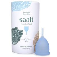 Saalt Menstrual Cup - Premium Design - Most Comfortable Period Cup - #1 Active Cup - Wear for 12 Hours - Soft, Flexible, Reusable Medical-Grade Silicone - Made in USA