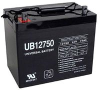 Universal Power Group 12V 75AH Battery for Pride Sport Rider Model SR-XL3