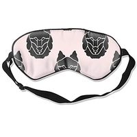 Good Night Sleep Mask - Animal Pattern Eye Cover, Soft & Comfortable Blindfold for Total Blackout & Light Blocking