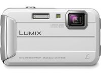 Panasonic Lumix DMC-TS25 16.1 MP Tough Digital Camera with 8x Intelligent Zoom (White) (Discontinued by Manufacturer)