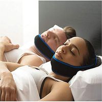 (2019 New) Adjustable Anti Snoring Solution Chin Strip Mouth Guard Suitable Man Women and Kids Stop or Cancelling Noise of Nose and Mouth Help and Revise A Aatural Sleep (Blue)