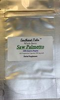 Saw Palmetto Capsules for Urinary Flow, Prostate Health and Hair Loss for Men & Women. 100% True, Ripe Powdered Serenoa Repens in Vegetarian Capsules.