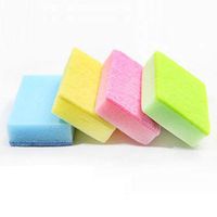 Lisin Portable 10PCS Cleaning Sponges Universal Sponge Brush Set Kitchen Cleaning Tools Helper