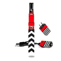 MightySkins Skin Compatible with Grenco G Pen Dual Quartz - Red Chevron | Protective, Durable, and Unique Vinyl Decal wrap Cover | Easy to Apply, Remove, and Change Styles | Made in The USA