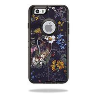 MightySkins Skin Compatible with OtterBox Defender iPhone 6/6S - Midnight Blossom | Protective, Durable, and Unique Vinyl Decal wrap Cover | Easy to Apply, Remove, and Change Styles | Made in The USA