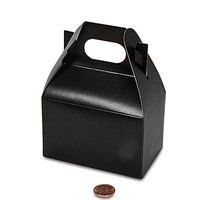 Black Gable Gift Box 4" X 2-1/2" X 2 1/2" | Quantity: 100