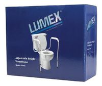 Lumex Versaframe Adjustable Toilet Safety Frame, Grey