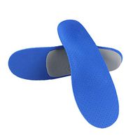 Healifty Pair of Sports Work Comfort Insoles for Shock Absorption Heel Protection Relieve Foot Pain and Fasciitis