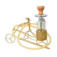 Medusa Bike narghile Sculpt Metal Shisha Hookah