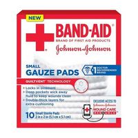 Band-Aid Gauze Pads Small - 10 ct, Pack of 4