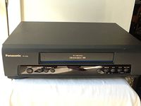 Panasonic PV-7400 VCR Video Cassette Recorder 4-Head Hi-Fi Stereo Omivision VHS Player. . Works Great. Comes with A/V cable for TV connection