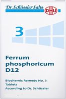 Dr. Schuessler salts 3 Ferrum phosphoricum D12 Immunity Infections 80 tabs by DHU