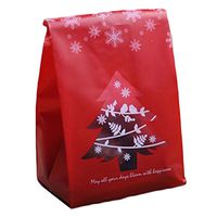 50 Pcs Christmas Cookie Making Supplies Wedding Biscuits Gift Bag Candy Bag -A6