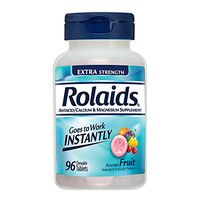 Rolaids Extra Strength Tablets, Fruit 96 ea (Pack of 4)
