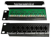 Alzatex Patch Panel Block with 8 RJ11 Ports