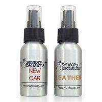 Car Air Fresheners - Twin Pack - New Car Scent & Leather (5 Twin Packs)