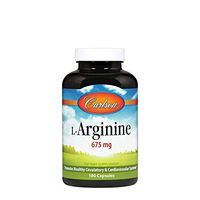 Carlson Laboratories L-Arginine 180 Capsules, 0.3 Pound
