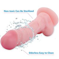 Hymar 8" Realisric -Ðîl`Dɔ Waterproof All in One Strong Suction Cup Real Texture Cheerful Enjoy Toy Safety for Woman HD01 2-4 Days Delivery