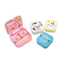 Cartoon Eco-Friendly Plastic Contact Lens Case Holders Contact Lens Storage Box Makeup Cosmetic Box Case Jewelry Case Ring Box (5)