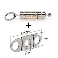 JiFENG® Cigar Punch+Cigar Cutter