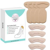 Heel Cushion Inserts -Heel Grips Shoe Inserts for Men's and Women's Loose Shoes, Prevent Heel Slipping, Rubbing, Non-Slip Comfortable Back of Heel Liners, 4 Pairs