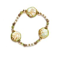 Peridot Magnetic Therapy Bracelet (Size Medium - 7.5")