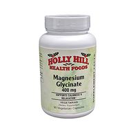Holly Hill Health Foods Magnesium Glycinate 400mg, 90 Vegetarian Capsules