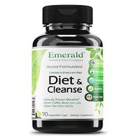 Diet & Cleanse - with Meratrim®, Konjac Root, Green Coffee Bean & Garcinia Cambogia - Weight Loss Support, Helps Cleanse/Detoxify the Body - Emerald Labs (Rainforest) - 90 Vegetable Capsules