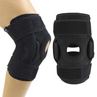 Vive Hinged Knee Brace - Adjustable Open Patella Support for Swollen ACL, Tendon, Ligament and Meniscus Injuries - Athletic Compression for Running and Arthritic Joint Problems