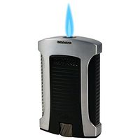 Colibri Daytona Single Jet Flame Lighter - Chrome & Black