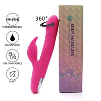 LED 360° Rotating Swing Massage Stick- 10 Speeds Patterns - USB Rechargeable - Handheld Cordless and Powerful - Massager for Muscle Aches - Sports