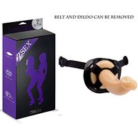 Zoovooyo Lifelike Strapon with Powerful-Ďîldɔ Hardness Feels Lifelike Silicone -Ðîl`dɔ Real Feel Handsfree Waterproof Female Exciting Toy with Suction Cup Comfortable Women Massage Toy