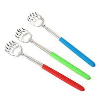 ROSENICE Handy Stainless Steel Backscratcher Extendable Back Scratcher 3pcs