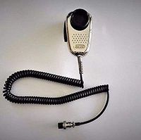 Ranger SRA-198 Chrome Edition Cb Ham Radio Noise Canceling Mic 4 Pin Wired