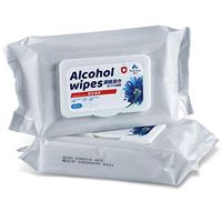 Alcohol Wipes ,Large Wet Wipes（8"x6"） 75% Alcohol Wet Wipes Suitable for Personal Cleansing （50pcs/Pcak, 2 Pack）