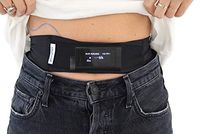 Glucology Insulin Pump Waist Belt | Fanny Pack for Running or Travel - Diabetic Supplies Pouch and Accessories for Men and Women - Slim, Discreet Design - Storage for Phone, Money, Passport (Medium)