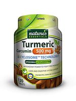 Liposomal Turmeric-Curcumin | 500mg per SVG | Piperine + Cyclodextrin | Nature's Essentials | Maximum Absorption Formula | 120 Count | Non-GMO | Gluten-Free | Vegetarian | Lab Verified | USA (120)
