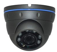 Urban Security Group 8MP Ultra 4K Black Dome Camera : 3840x2160 Resolution Over BNC Coax Cable, 2.8-12mm Vari-Focal Lens, IR LEDs : Business Grade : HD-TVI + HD-CVI + AHD