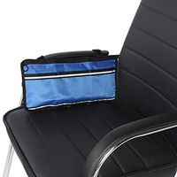 Fushida Wheelchair Pouch Bag - Black -for Carrying Loose Items and Accessories. Fits Most Men, Women, Handicap, Elderly - Accessible Pouch and Pockets