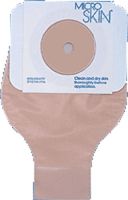 Cymed One-piece Drainable Pouch with Pre-cut MicroSkin Adhesive Barrier and 3mm Thin MicroDerm Washer 1" Stoma Opening, 9" L, Medium, Opaque, Odor-proof Film, Comfort Backing, Latex-free (Box of 10 Each)
